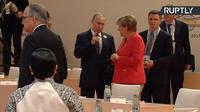 Merkel nie kryła emocji w rozmowie z Putinem. Reporterzy uchwycili ciekawy moment