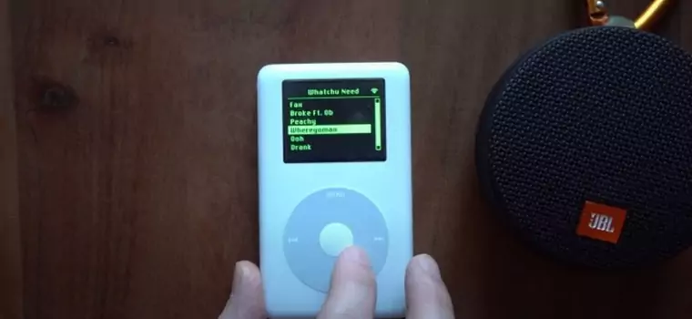 iPod z 2004 roku przerobiony na odtwarzacz muzyki ze Spotify