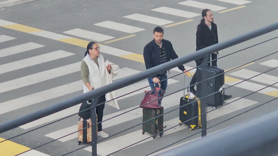 Verica Šerifović sa unukom na aerodromu