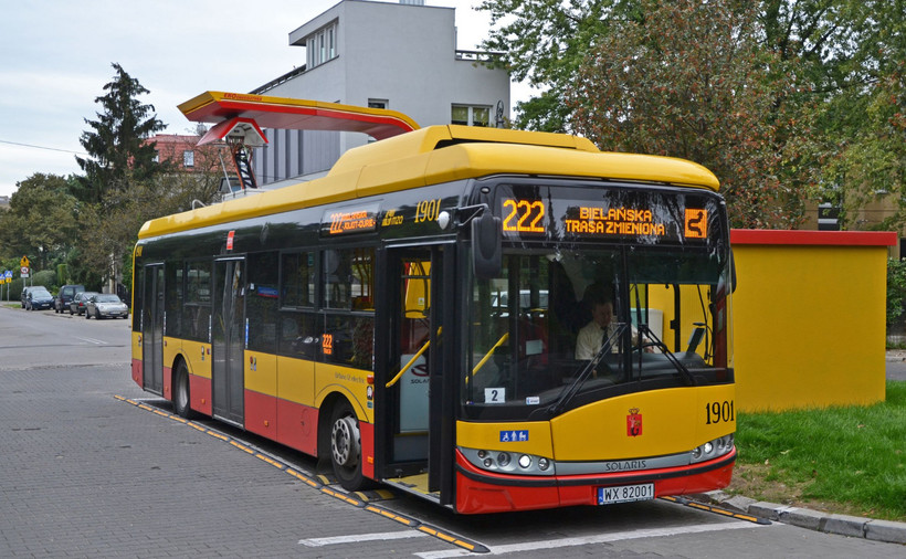 Autobus elektryczny firmy Solaris