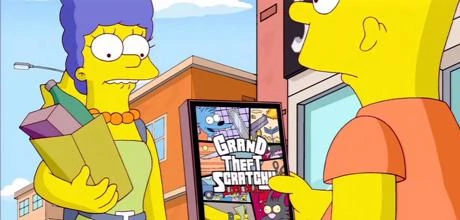 Screen z "Simpsons: The Game" (wersja na Xboxa 360)