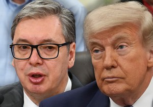 Aleksandar Vučić i Tramp
