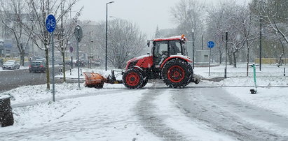 Zima w Łodzi. Spadł pierwszy śnieg i... Tak wyglądało miasto FILM