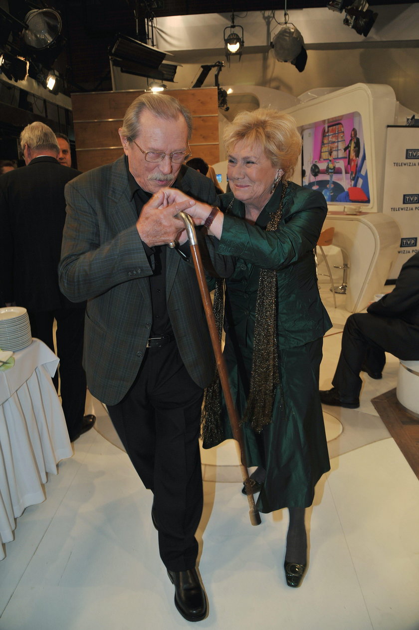 Teresa Lipowska i Emil Karewicz