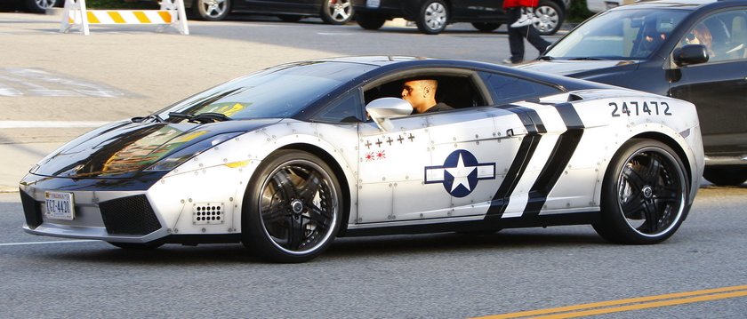 Chris Brown Lamborghini Gallardo