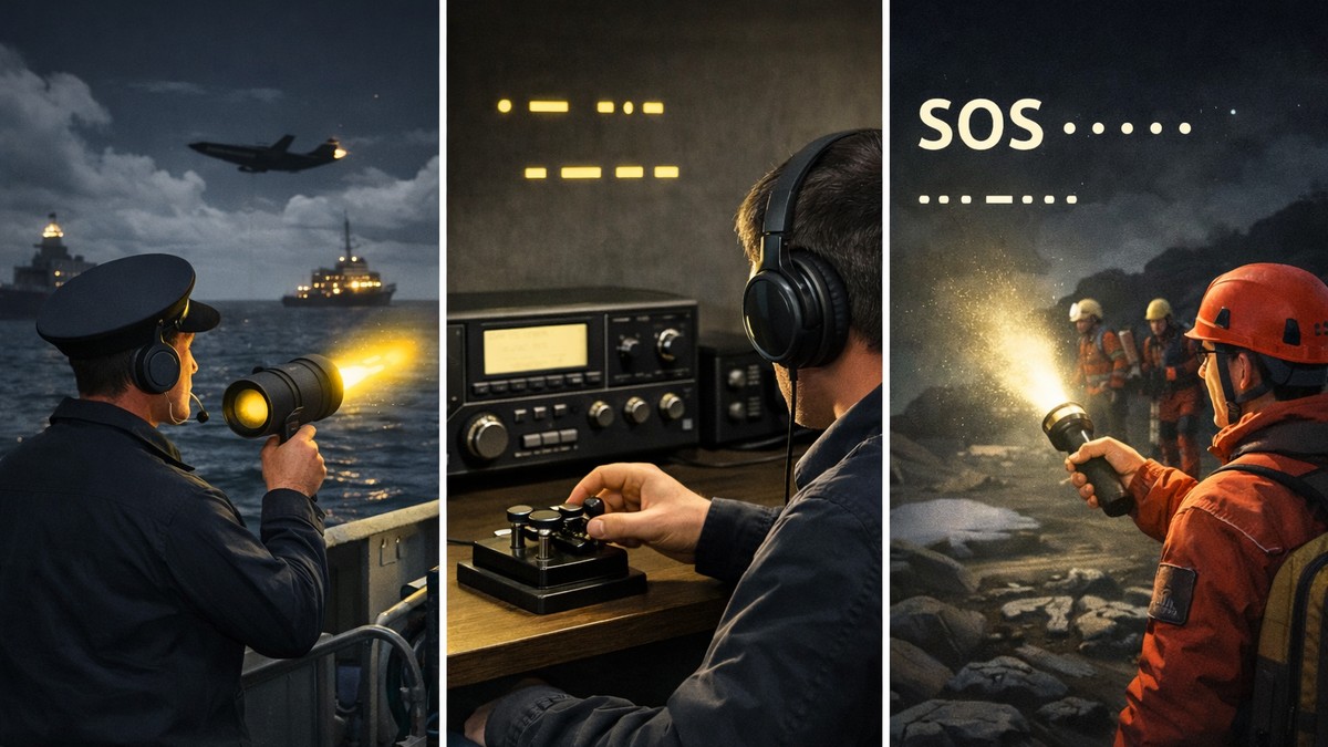 Upotreba morseove abecede u akciji