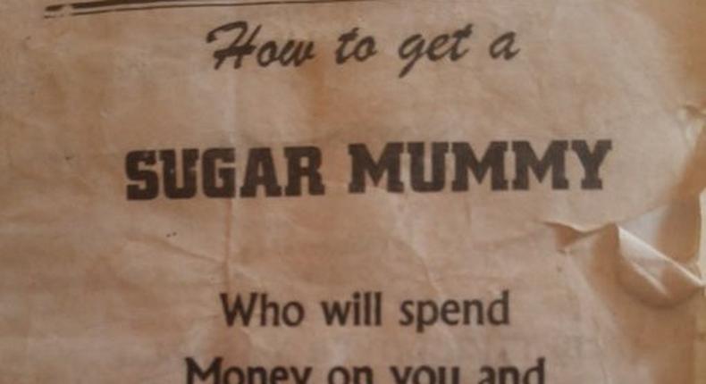 Man surprised to find an old book titled “How to get a Sugar Mummy in his father’s wardrobe