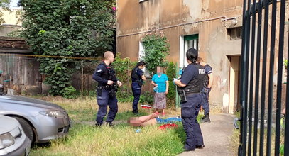 Mocna akcja policji na Starym Polesiu w Łodzi. Mieszkańcy byli przerażeni tym, co chciał z nimi zrobić sąsiad FILM