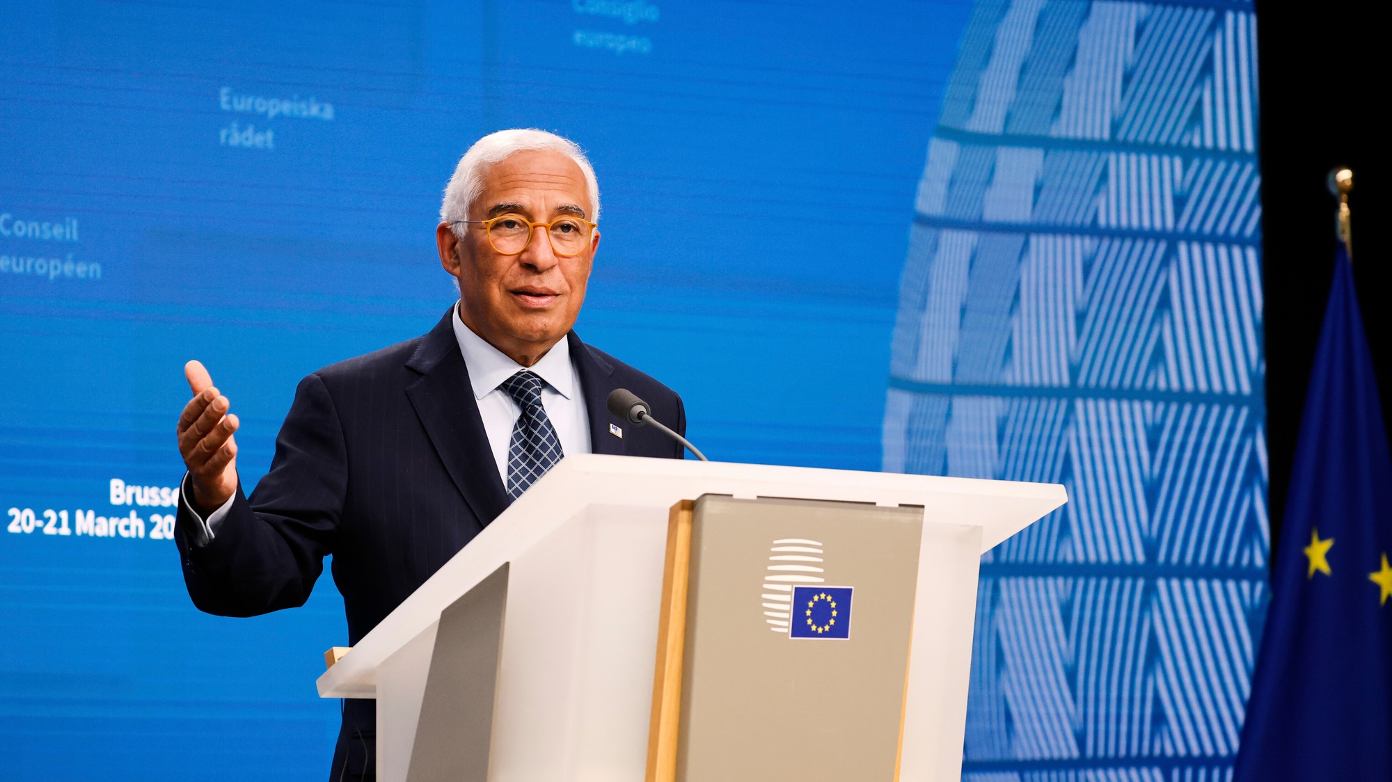 Predseda Európskej rady António Costa.