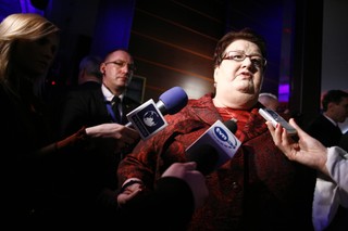 Krzywonos poparła prof. Chybicką - kandydatkę PO do Senatu