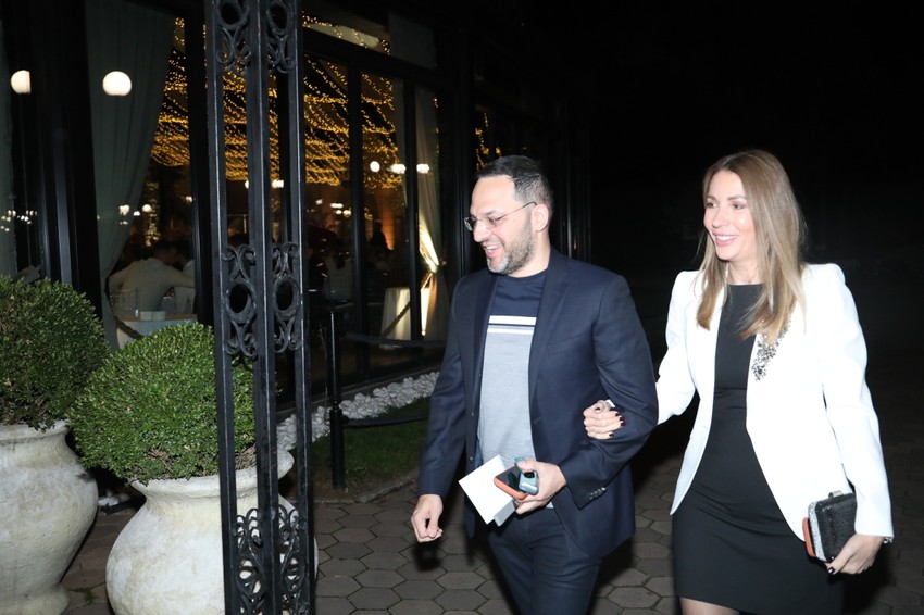 Dubravka i Damir Handanović stigli na proslavu kod Ace Sofronijevića