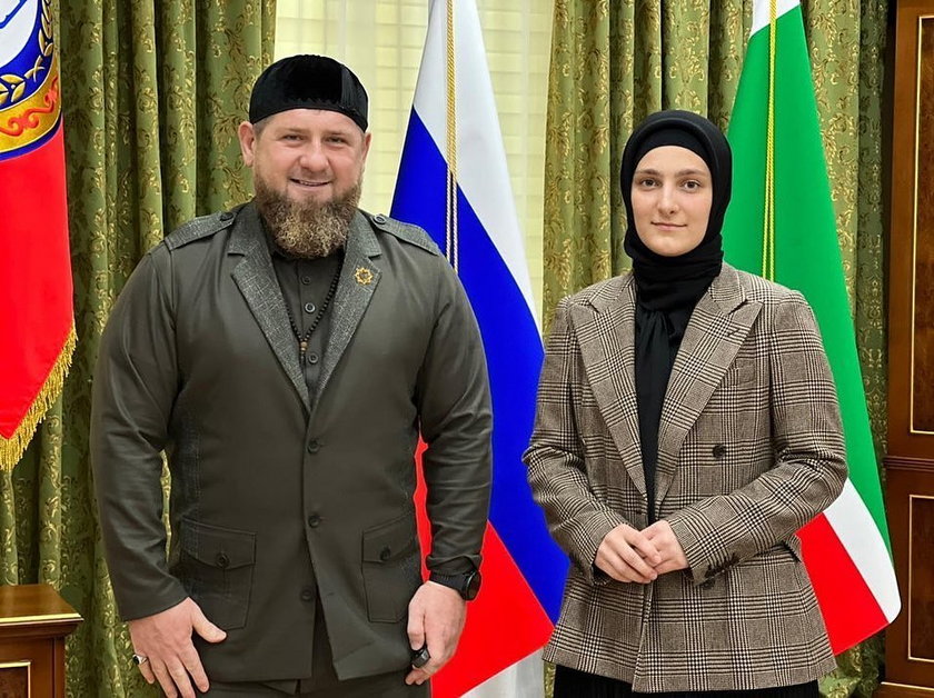 Ramzan Kadyrow z córką