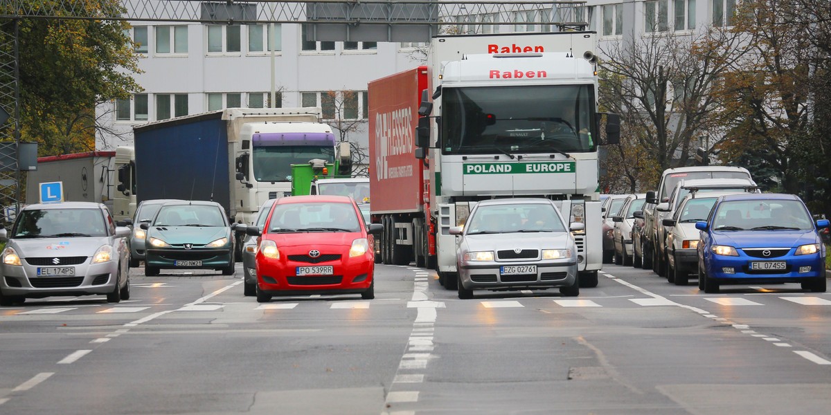 Zakaz wjazdu tirów do Łodzi 