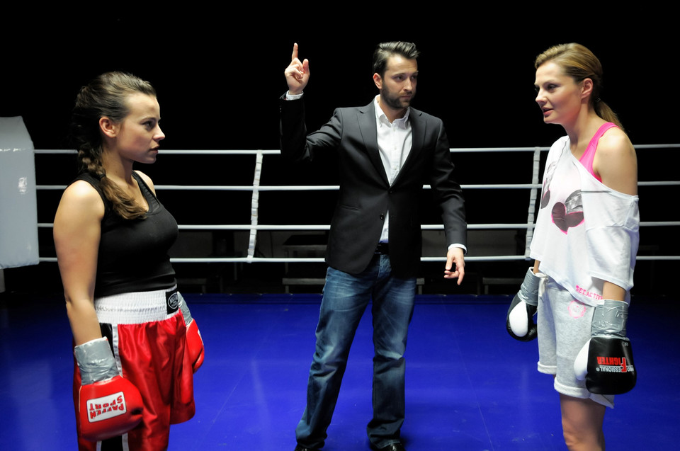 Małgorzata Socha i Anna Mucha na ringu!