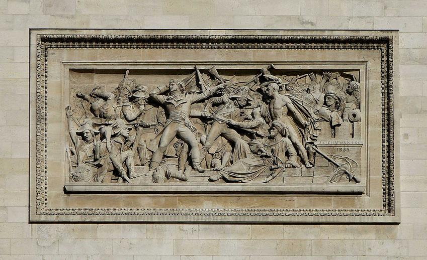 Zdobycie Aleksandrii – relief na Łuku Triumfalnym w Paryżu