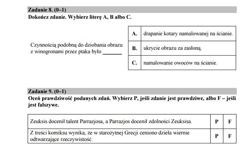 Pierwszy poważny sprawdzian 6-klasistów