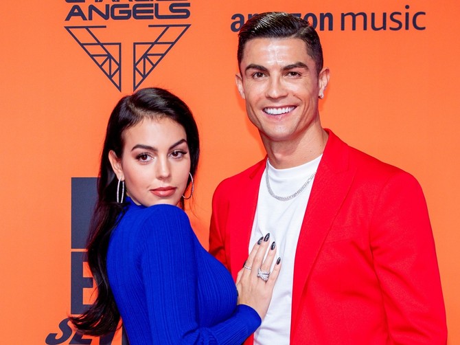 Kristijano Ronaldo sa Georginom Rodrigez