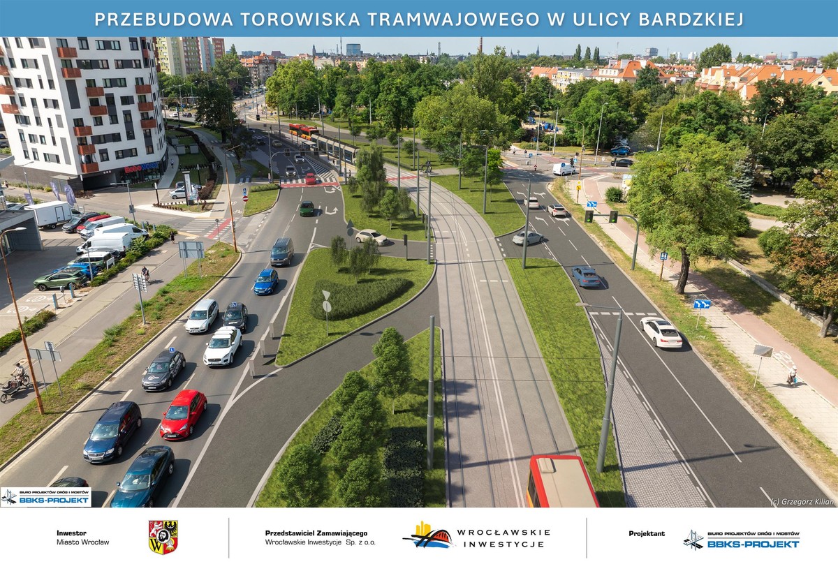 Works on Bardzka start. Traffic problems