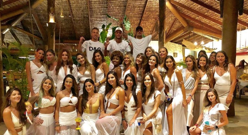 Neymar parties with 26 women in Brazil