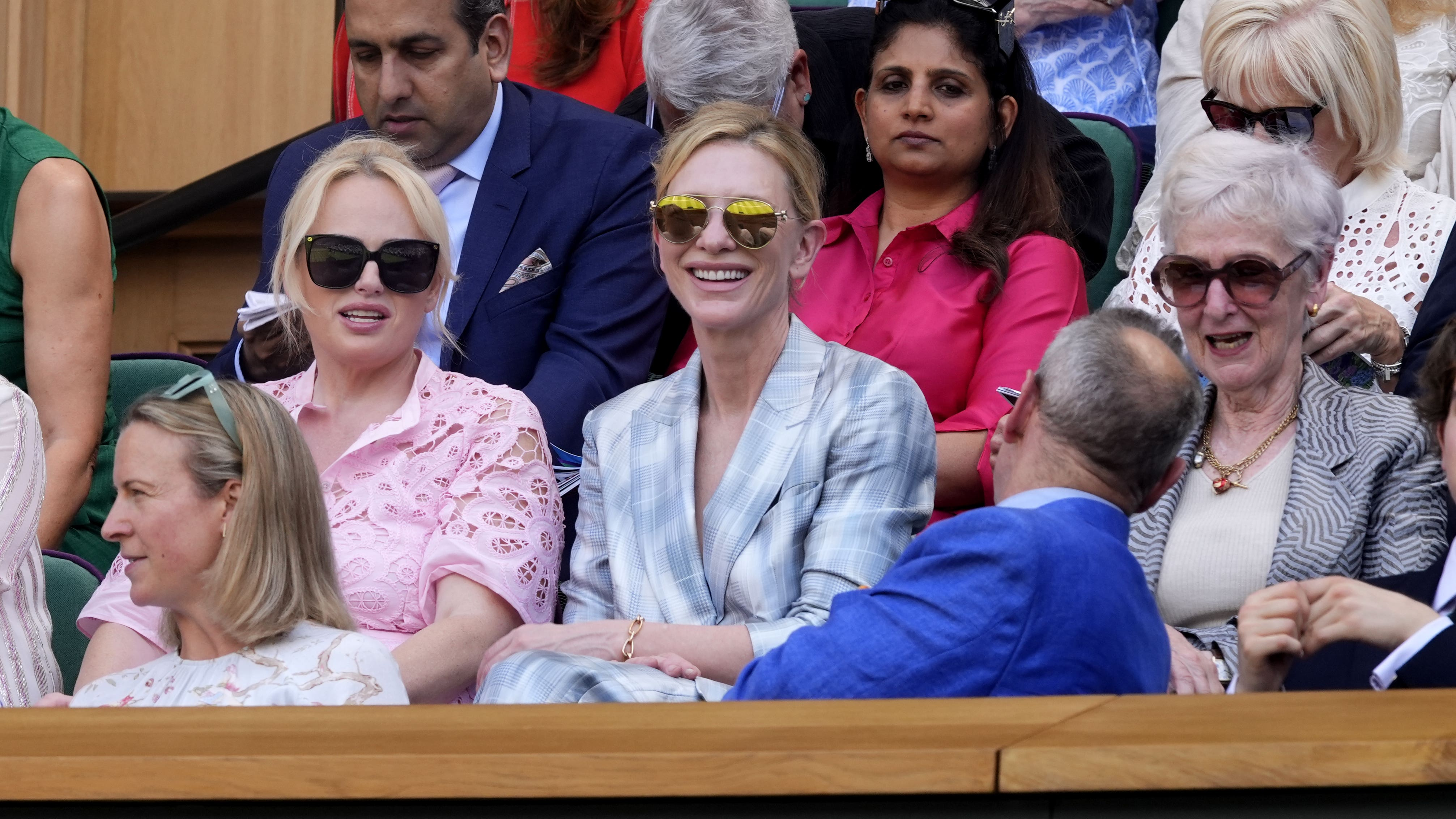 Wimbledon: Rebel Wilson and Cate Blanchett in Royal Box