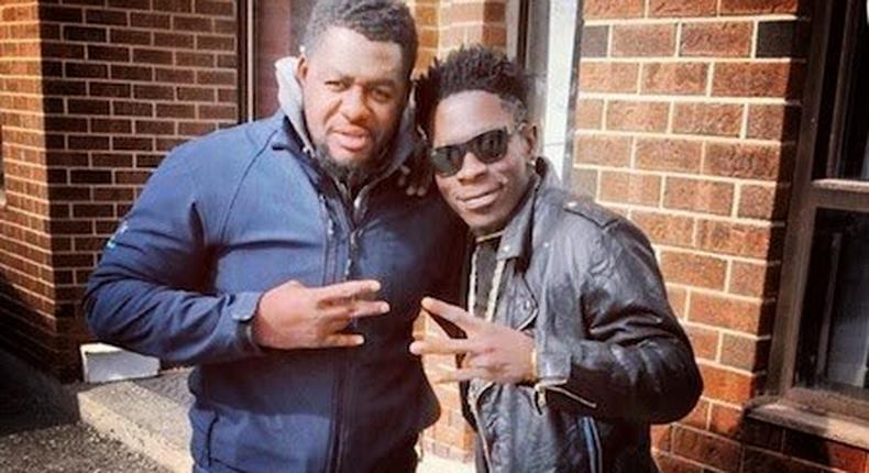 [From left to right] Bulldog and Shatta Wale