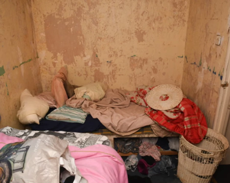 Soba u kojoj je K, žrtva Amande Vikson, držana kao robinja 25 godina