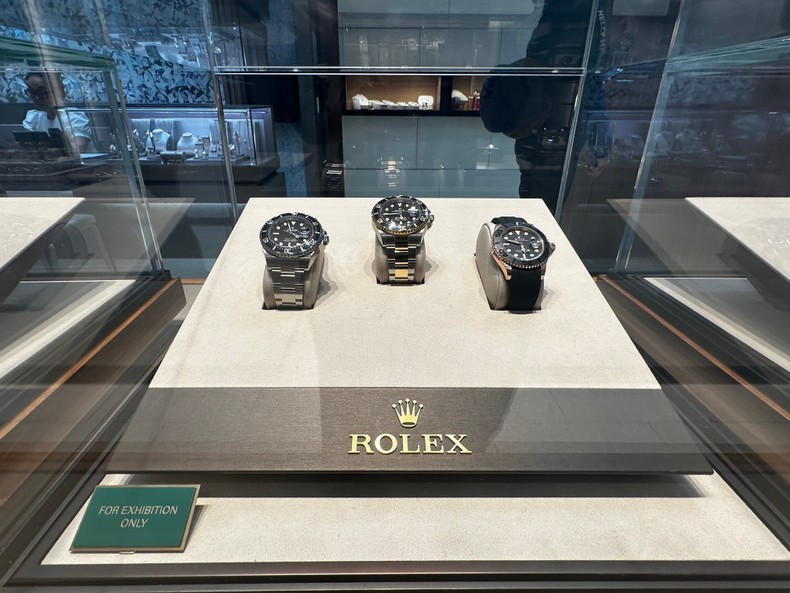 Rolex makes watches in precious metals and stainless steel.Jordan Hart/BI