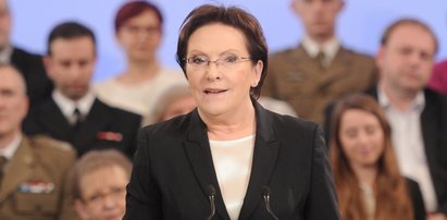 Premier Ewa Kopacz zdradzała emocje