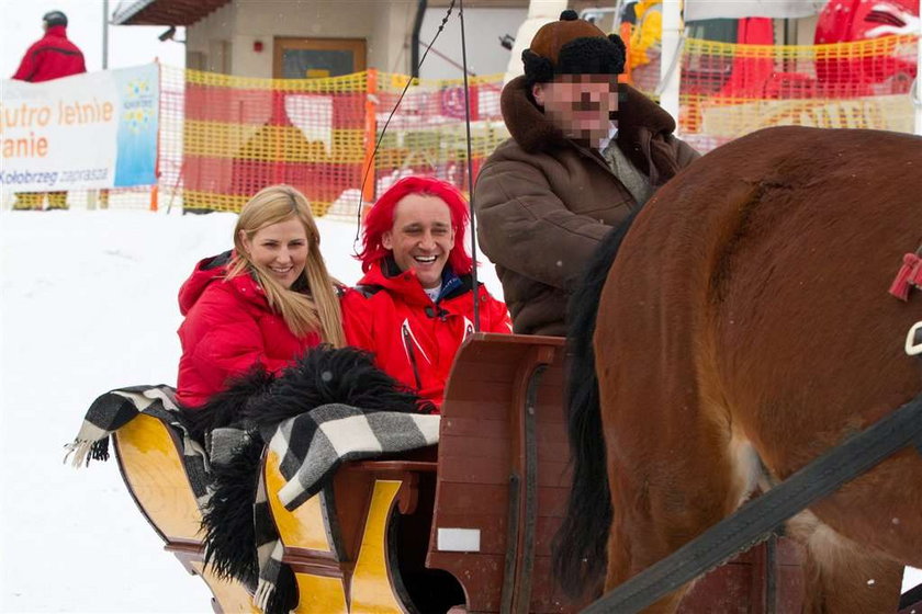 Michał Wiśniewski i Dominika Tajner. Ale piknie się całujo! 