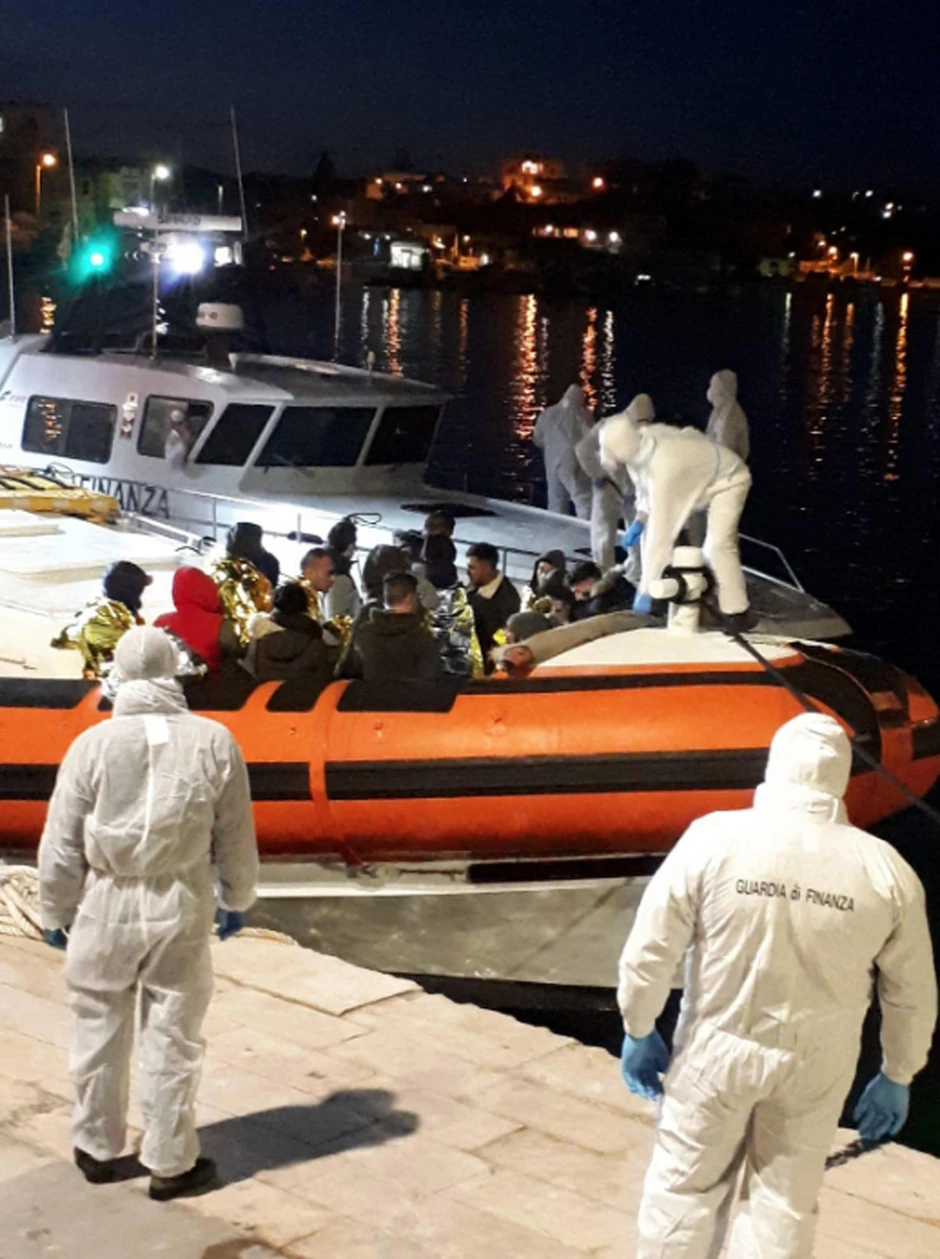 Migranti na Lampeduzi