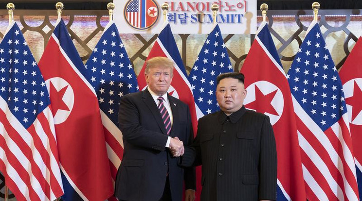 Trump és Kim az elmúlt években többször is találkoztak / Fotó: Northfoto