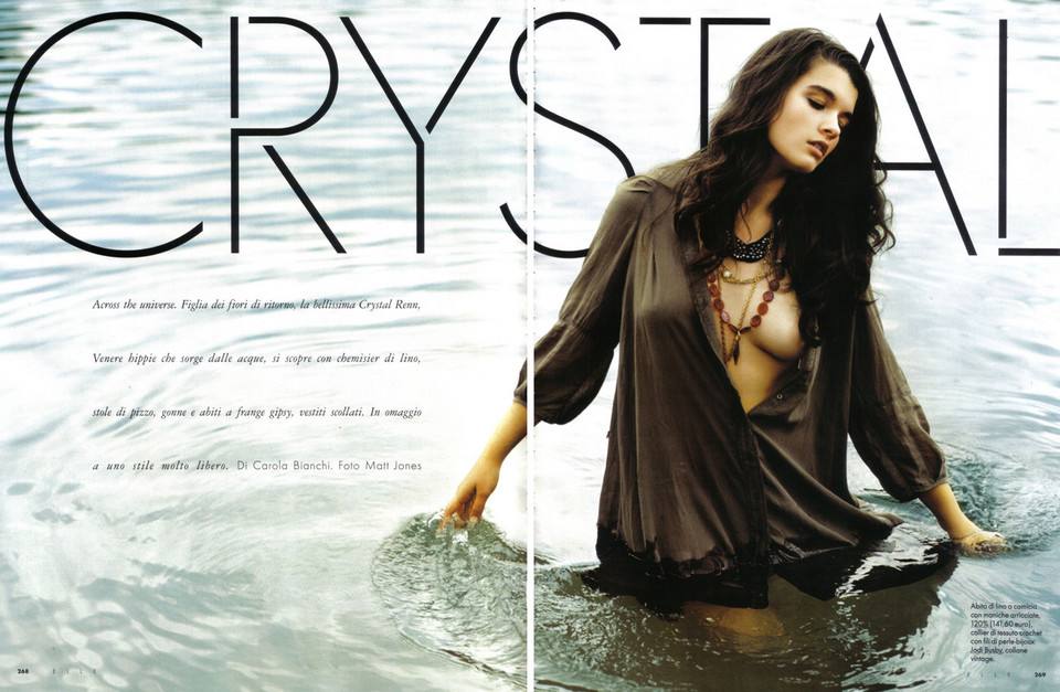 Crystal Renn w czasach, kiedy była modelką "plus-size"
