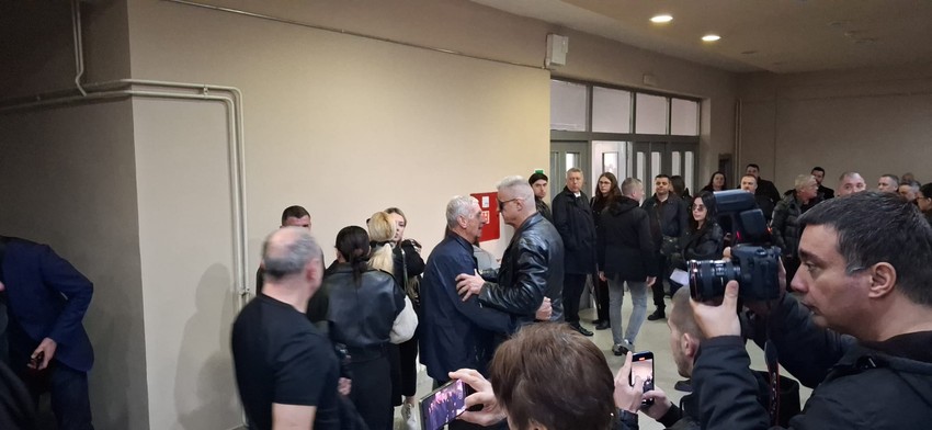 Sahrana brata Viki Miljković