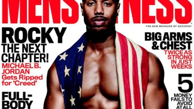 Michael B Jordan Star Actor Looks Ripped On The Cover Of