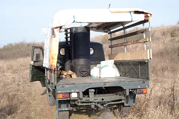 UAZ zasilany peletem - polski wynalazek