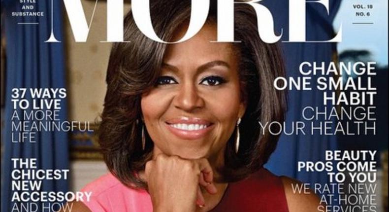 FLOTUS; Michelle Obama covers MORE Magazine July/August 2015 issue