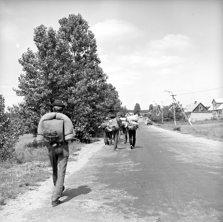 Wędrowne wakacje na Suwalszczyźnie, 1972 r.