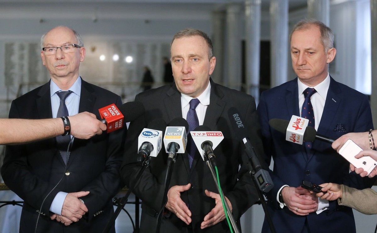 Janusz Lewandowski, Grzegorz Schetyna i Sławomir Neumann