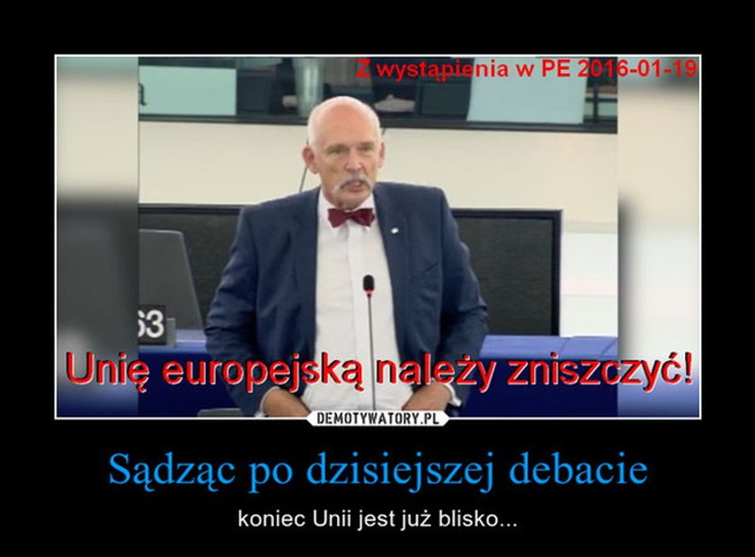 Janusz Korwin-Mikke - mem