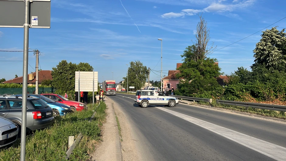 Mesto nesreće - žena poginula na obilaznici kod Čačka