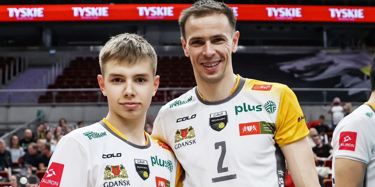 14-letni Arkadiusz zastąpił swojego ojca Mariusza Wlazłego w ostatnim domowym meczu jego kariery. 