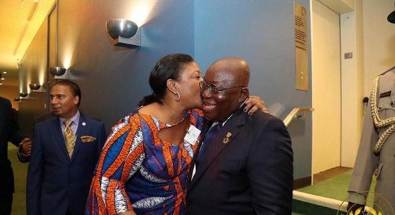 Akufo Addo and wife, Rebecca