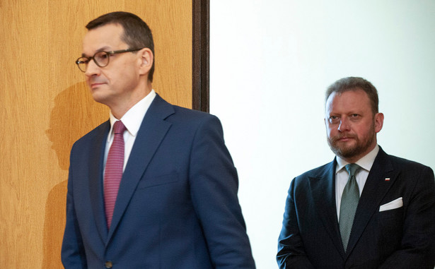 Mateusz Morawiecki i Łukasz Szumowski