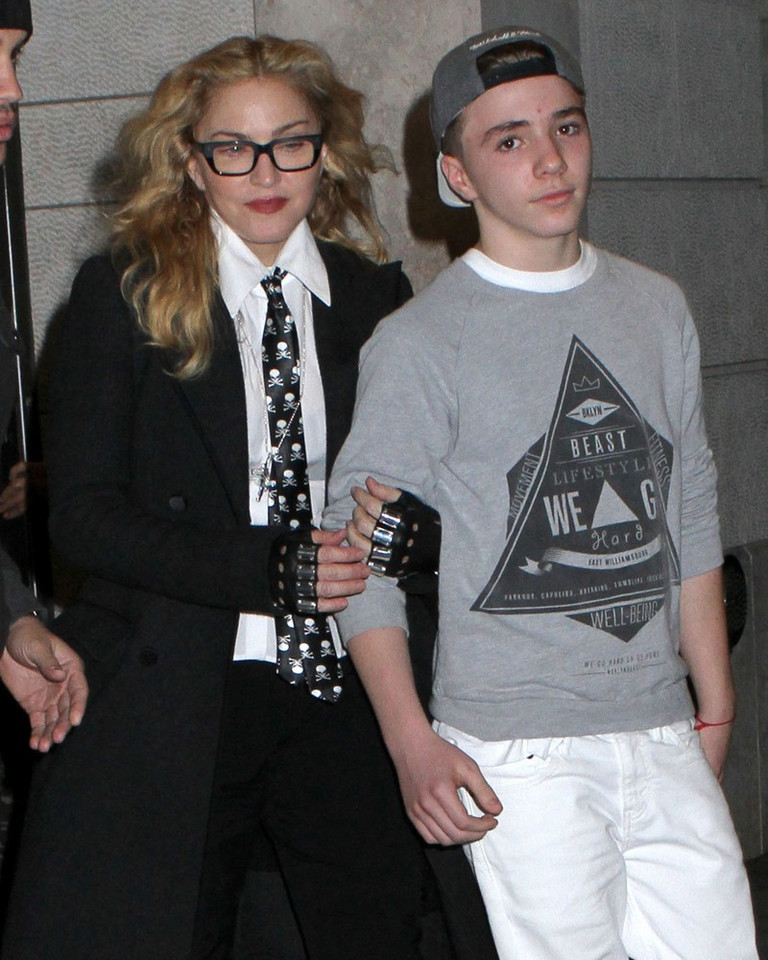 Madonna i Rocco w Nowym Jorku w 2013 r.