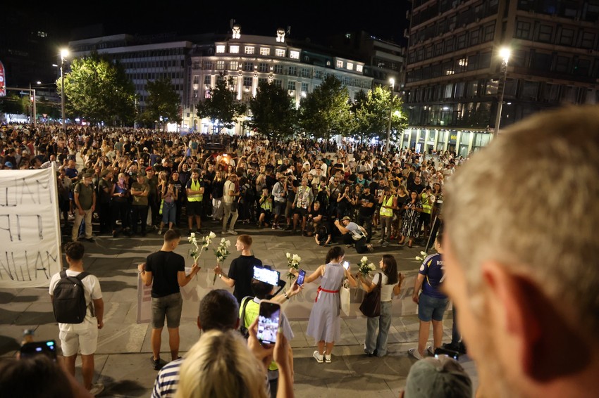 Protest Trg Republike