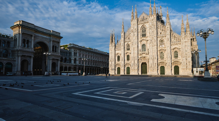 Milánó volt az első olaszországi gócpont /Fotó: Getty Images