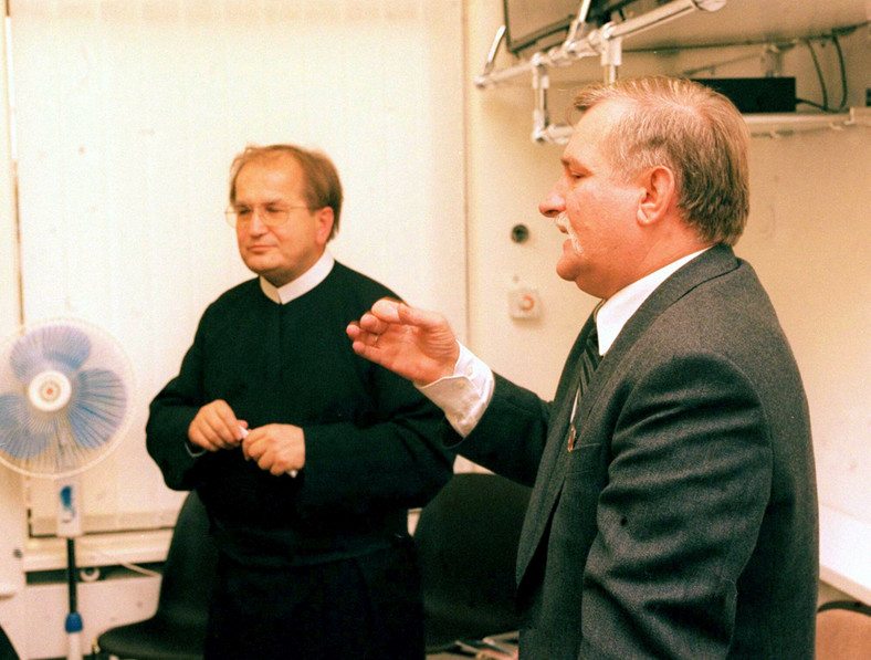 Tadeusz Rydzyk i Lech Wałęsa