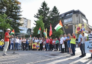Kragujevac_protest Palestinaca protiv Izraela i Amerike_240518_RAS foto Nebojsa Raus