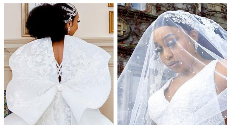 Rita Dominic's wedding gown [Instagram/chiomakpotha]