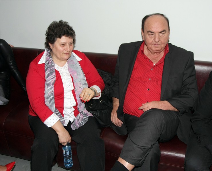 Bora Drljača sa suprugom Radom